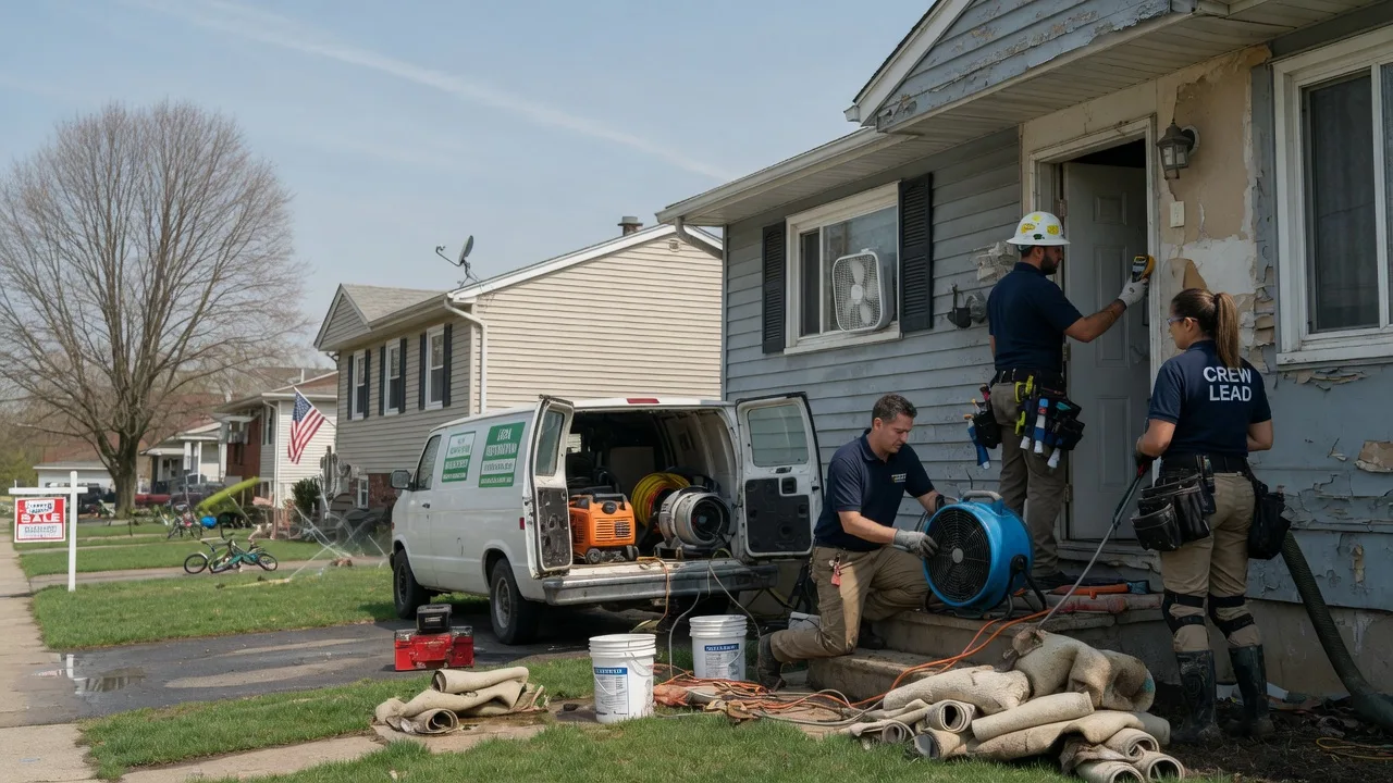 Flood Cleanup in Wells Tannery, PA near me